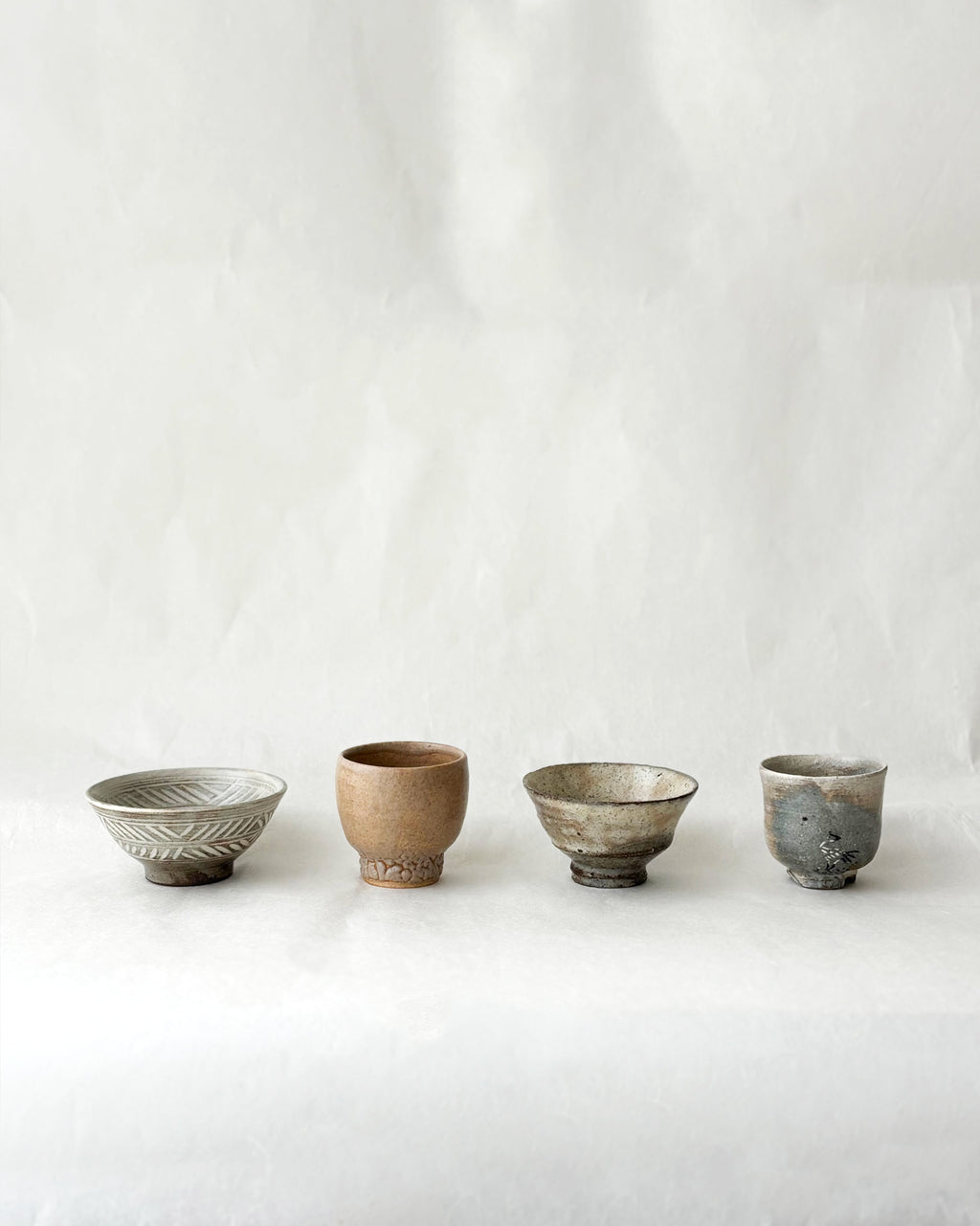 미니어처 다완 4종 세트